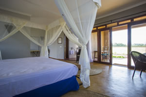 Standard Double Room at Farm House Valley Lodge.  Bathroom ensuite and verandah