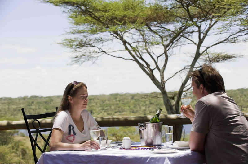 Dining at Kitela Lodge