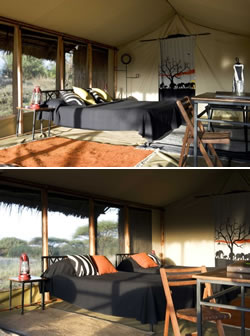 King and Twin tents at Kambi ya Tembo King and Twin tents at Kambi ya Tembo