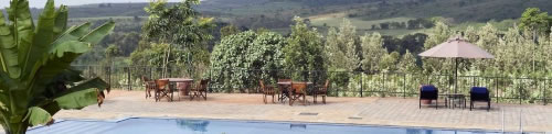 Panoramic view from Tloma Lodge